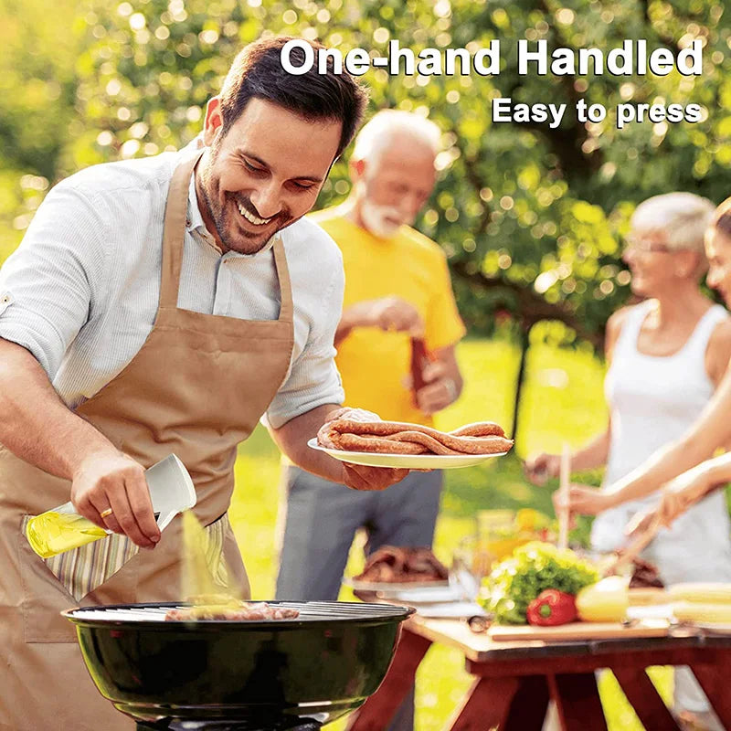 Botella pulverizadora de aceite de 200/300/500ml, pulverizador de aceite de oliva para cocinar barbacoa, pulverizador de aceite para hornear de plástico, botella vacía, botella de vinagre o cepillo de aceite